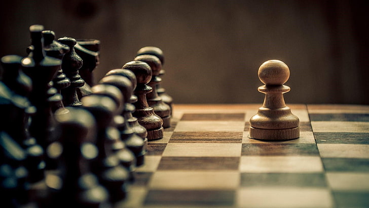 chess, pawn, games, board game, chessboard, tabletop game, recreation, white, HD wallpaper