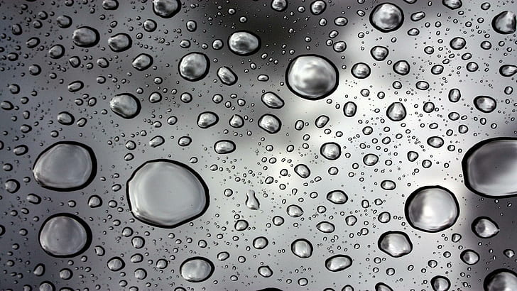 Imagens de fundo de gotas de água de chuva, gotas, fundo, gotículas, imagens, chuva, água, HD papel de parede