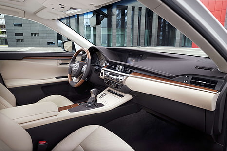 седан, Lexus ES 200, бизнес, интерьер, HD обои HD wallpaper