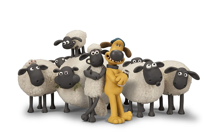 Филм, филмът с овцете Шон, HD тапет