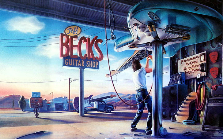 Müzisyenler, Jeff Beck, HD masaüstü duvar kağıdı