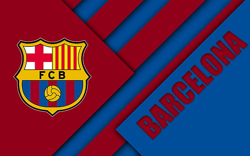 ฟุตบอล, FC Barcelona, ​​โลโก้, วอลล์เปเปอร์ HD HD wallpaper