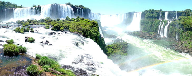 Waterfalls, Iguazu Falls, HD wallpaper