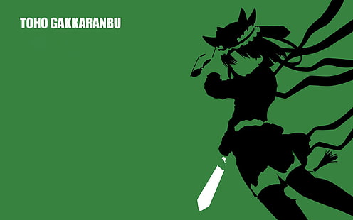 Shikieiki Yamaxanadu - Touhou Project, toho gakkaranbu silhouette, anime, 1920x1200, touhou-projekt, shikieiki yamaxanadu, HD tapet HD wallpaper
