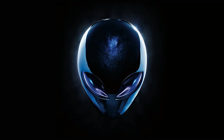 ilustração da cabeça do alienígena, tecnologia, Alienware, HD papel de parede