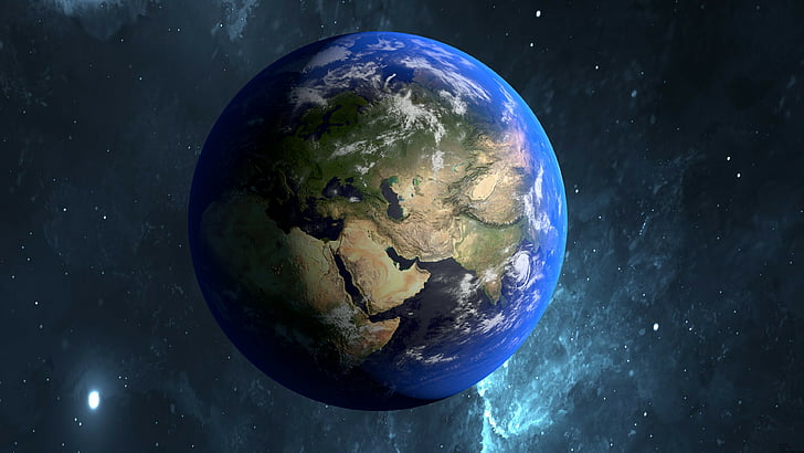 planet, bumi, asia, dunia, alam semesta, luar angkasa, langit, bola dunia, Wallpaper HD