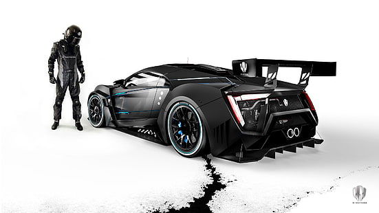 Benoit Fraylon, кола, превозно средство, черни коли, lykan hypersport, HD тапет HD wallpaper