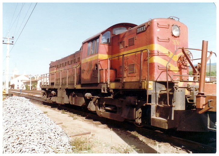 kereta api, R.F.F.S.A, lokomotif diesel, lokomotif, Wallpaper HD
