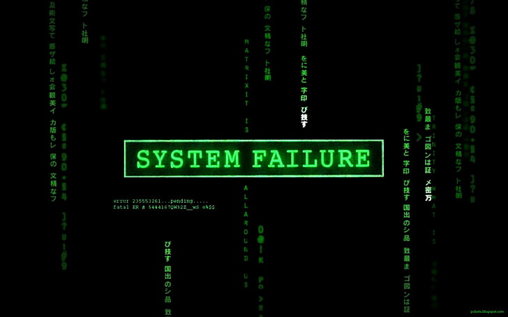 Technologie, Hacker, Matrix, Systemfehler, HD-Hintergrundbild