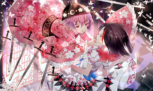 Anime, Touhou, Seija Kijin, Shinmyoumaru Sukuna, HD wallpaper HD wallpaper