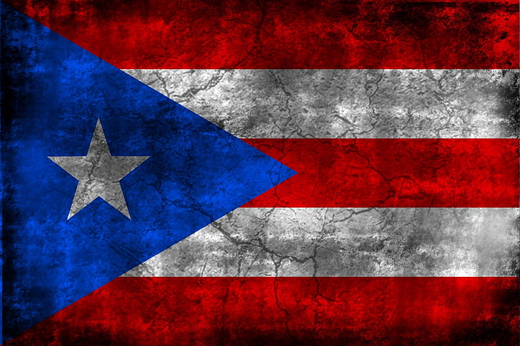 Bendera, bendera Puerto Riko, Bendera, Puerto Riko, Wallpaper HD