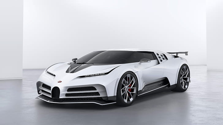 Bugatti, Bugatti Centodieci, Supercar, Weißes Auto, HD-Hintergrundbild