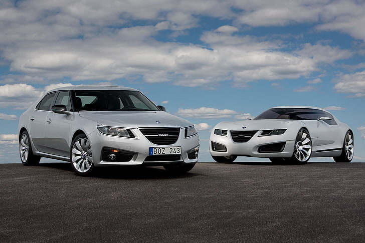 saab, voiture, concept cars, Saab Aero X, Saab 9-5, Fond d'écran HD