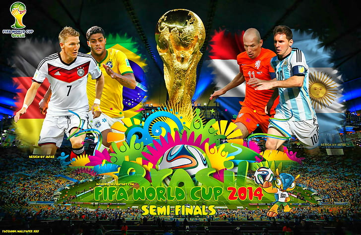 Coupe du monde Fifa 2014 Demi-finales, fifa, coupe du monde 2014, demi-finales, demi-finale de la coupe du monde fifa 2014, Fond d'écran HD