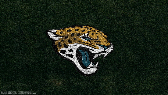 Fußball, Jacksonville Jaguars, Emblem, Logo, NFL, HD-Hintergrundbild HD wallpaper