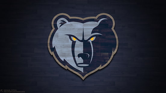 Bola Basket, Memphis Grizzlies, Logo, NBA, Wallpaper HD HD wallpaper
