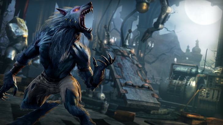 Werewolf wallpaper, Killer Instinct, Best Games 2015, game, sci-fi, PC, Xbox One, HD wallpaper