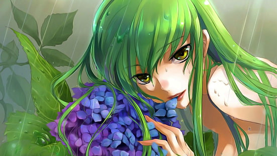 illustration animée poison ivy, anime, Code Geass, C.C., Fond d'écran HD HD wallpaper