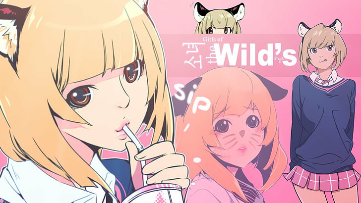 Anime, Girls of the Wild's, Dal Dal Choi, HD tapet