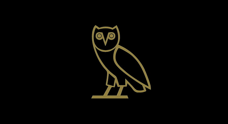 logotipo da coruja, Drake, OVO, Octobers Very Own, OVOXO, HD papel de parede