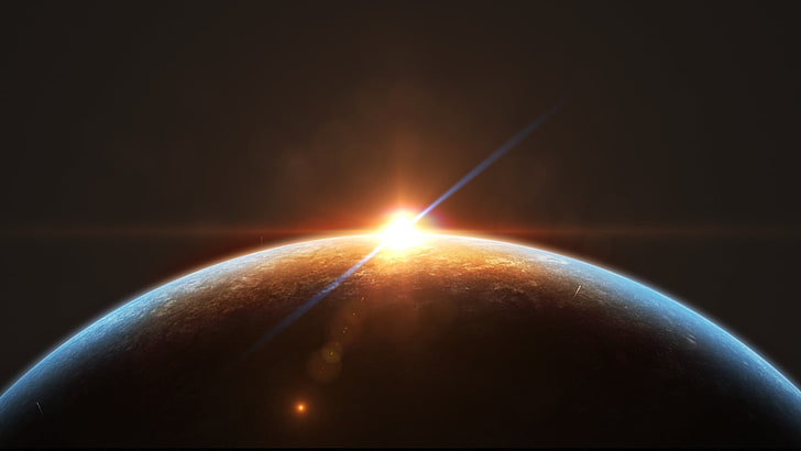 ดาวเคราะห์โลกศิลปะดิจิทัลอวกาศศิลปะอวกาศดวงอาทิตย์, วอลล์เปเปอร์ HD