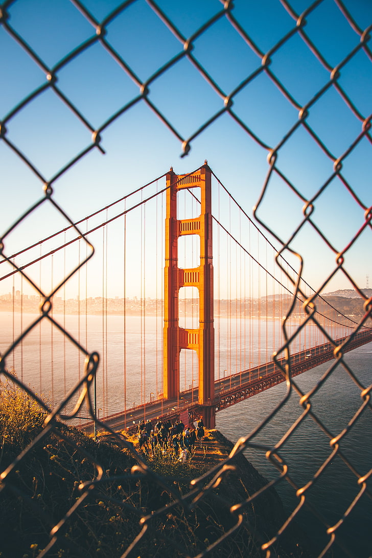 natura, acqua, ponte, Golden Gate Bridge, San Francisco, Sfondo HD, sfondo telefono