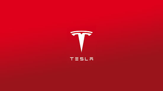 Tesla Motors, logo, Fondo de pantalla HD HD wallpaper