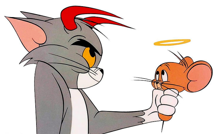 Tom and Jerry Bad And The Good Cartoons 4K Uhd Wallpaper 1920 × 1200، خلفية HD