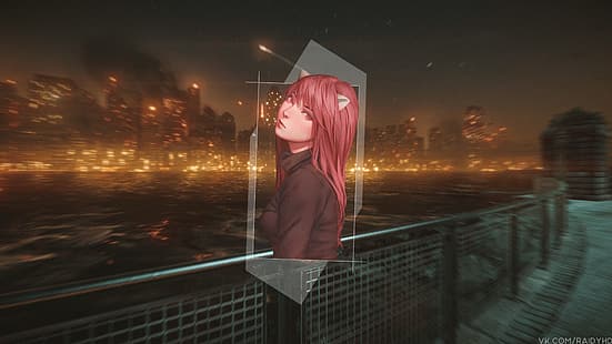 Anime, Anime Girls, Bild in Bild, Lucy (Elfen Lied), Elfen Lied, HD-Hintergrundbild HD wallpaper