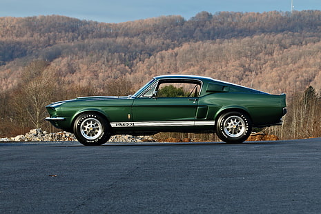 1967, classico, fastback, ford, gt500, muscle, mustang, old, original, shelby, usa, Sfondo HD HD wallpaper