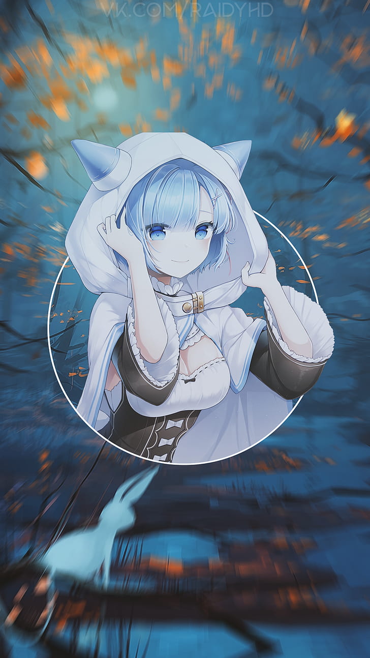 anime, meninas anime, picture-in-picture, Rem (Re: Zero), Re Zero, HD papel de parede, papel de parede de celular