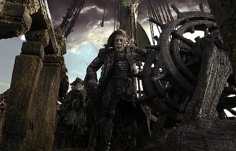 Pirates of the Caribbean: Dead Men Tell No Tales, filmer, Pirates of the Caribbean, HD tapet HD wallpaper