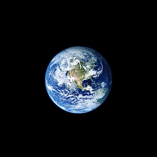 Planet Earth, Earth, iOS 11, iPhone X, iPhone 8, Stock, HD, HD тапет HD wallpaper