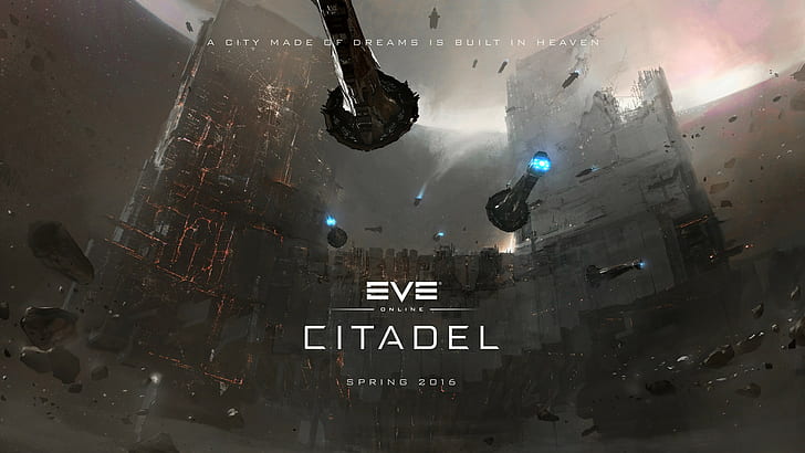 EVE online citadel, EVE Online, ccp, game, eve online citadel, eve online, ccp game, HD wallpaper