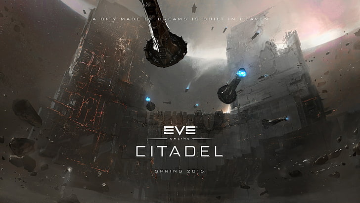 EVE Online, EVE online citadel, ccp, HD wallpaper