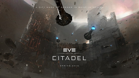 EVE Online, EVE Online Zitadelle, ccp, HD-Hintergrundbild HD wallpaper