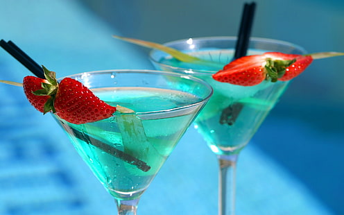 drink, cocktails, drinking glass, HD wallpaper HD wallpaper