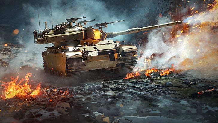 Video Game, War Thunder, M1 Abrams, Tank, HD wallpaper