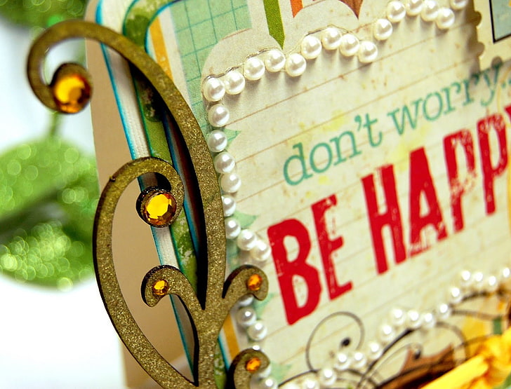 don 039 t, happy, worry, HD wallpaper
