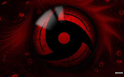 svart röd Naruto Sharingan 1680x1050 Anime Naruto HD Art, svart, röd, HD tapet HD wallpaper
