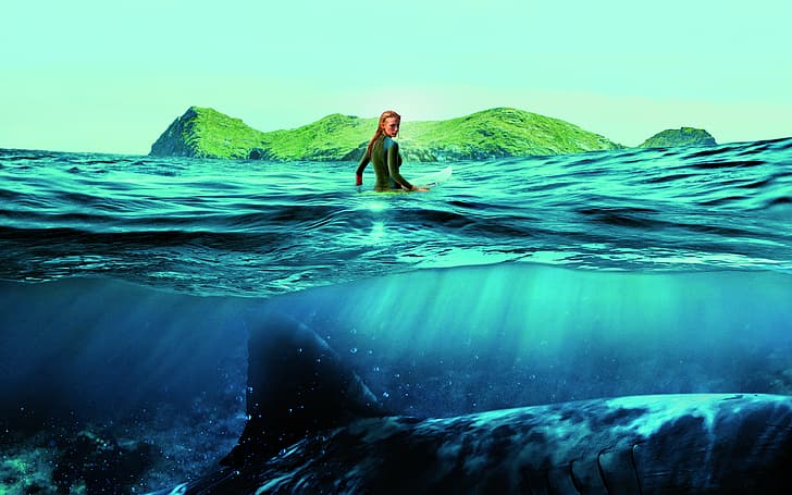 Girl, Life, Bikini, Beautiful, Water, Mountain, Female, The, year, Woman, Land, Horror, Ocean, Sea, EXCLUSIVE, Island, Walt Disney Pictures, Movie, Blake Lively, Surfing, Film, Pretty, Hair, Dangerous, Blond, Nancy, Thriller, Drama, Universal Pictures, Waves, Surfer, Columbia Pictures, Sony Pictures, Survival, 2016, Extreme, Shallows, Sharks, The Shallows, HD wallpaper