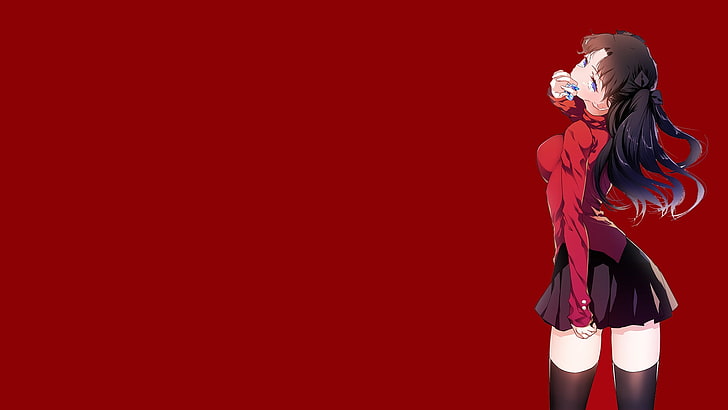 อะนิเมะ, สาวอะนิเมะ, Fate Series, Tohsaka Rin, วอลล์เปเปอร์ HD