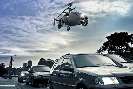 Hubschrauber, Pal-v One, fliegendes Auto, HD-Hintergrundbild HD wallpaper