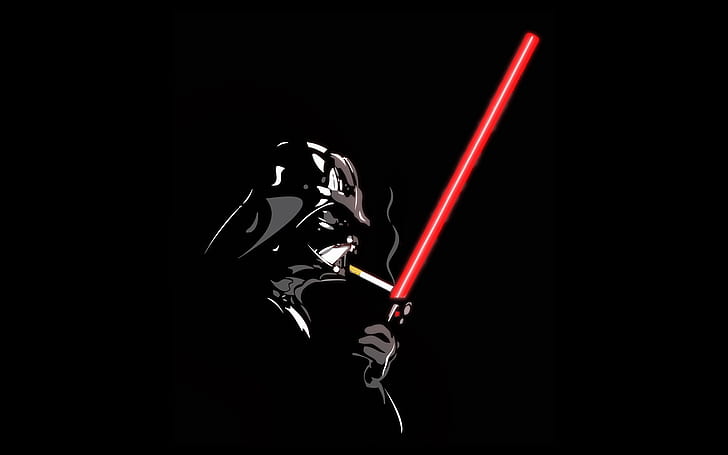 курение звездных войн световые мечи дарт вейдер сигареты черный фон 1920x1200 Видеоигры Star Wars HD Art, Star Wars, курение, HD обои