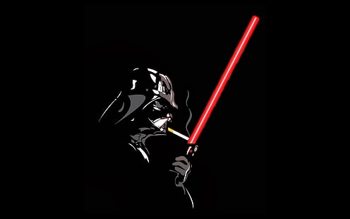 Star wars merokok lightsabers darth vader rokok latar belakang hitam 1920x1200 Video Game Star Wars HD Seni, Star Wars, merokok, Wallpaper HD HD wallpaper