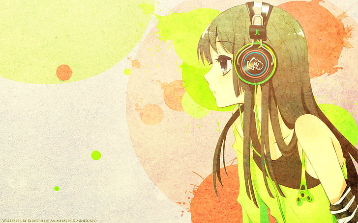 green haired female anime character wallpaper, Anime, K-ON!, Mio Akiyama, HD wallpaper
