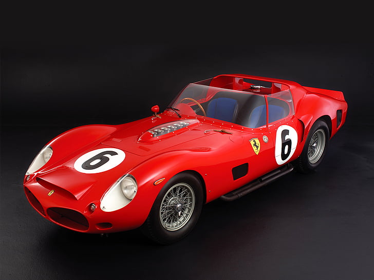 1962, 330, klasyczny, ferrari, wyścig, wyścigi, rossa, supersamochód, testa, testarossa, tri lm, Tapety HD