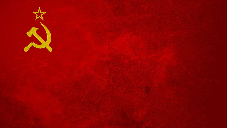 flag, Soviet Union, USSR, HD wallpaper