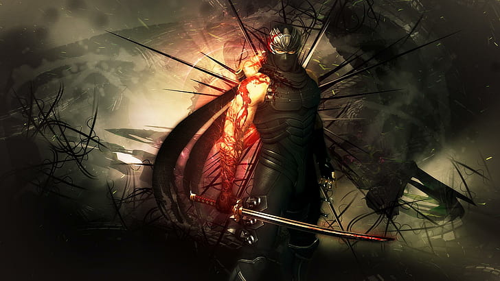 Ninja Gaiden 3, Ninja Gaiden 3, Krieger, Action, Fantasy, Ninja, Dark, Game, Games, HD-Hintergrundbild