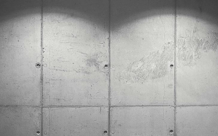 concrete, grey, office, wall, HD wallpaper